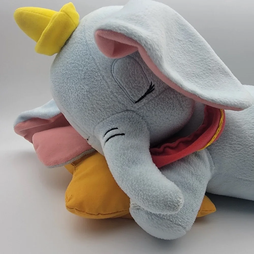 Disney‎ Sleeping Dumbo with Star pillow Stuffed Plush Elephant 12